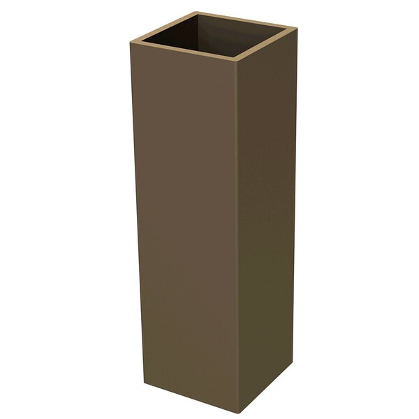 Designs Of Distinction 1.25" x 4" Square Ferrule - Warm Bronze 01FRS1254WB1 - main